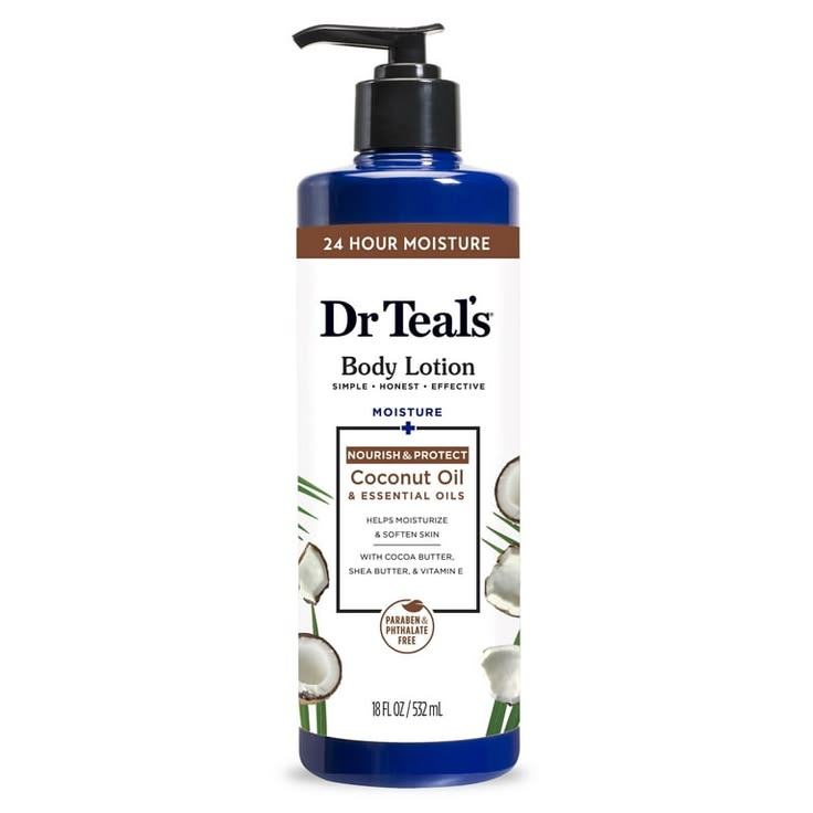 DR TEALS BODY LOTION COCONUT OIL 532ML