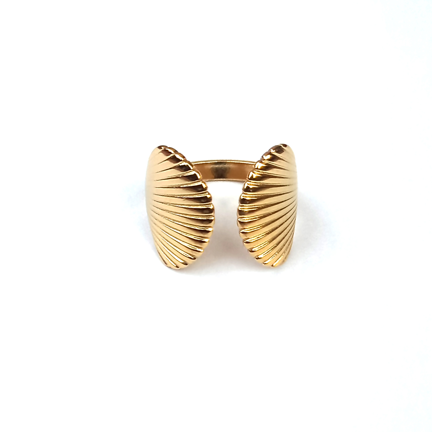 Vintage Shell Gold Ring