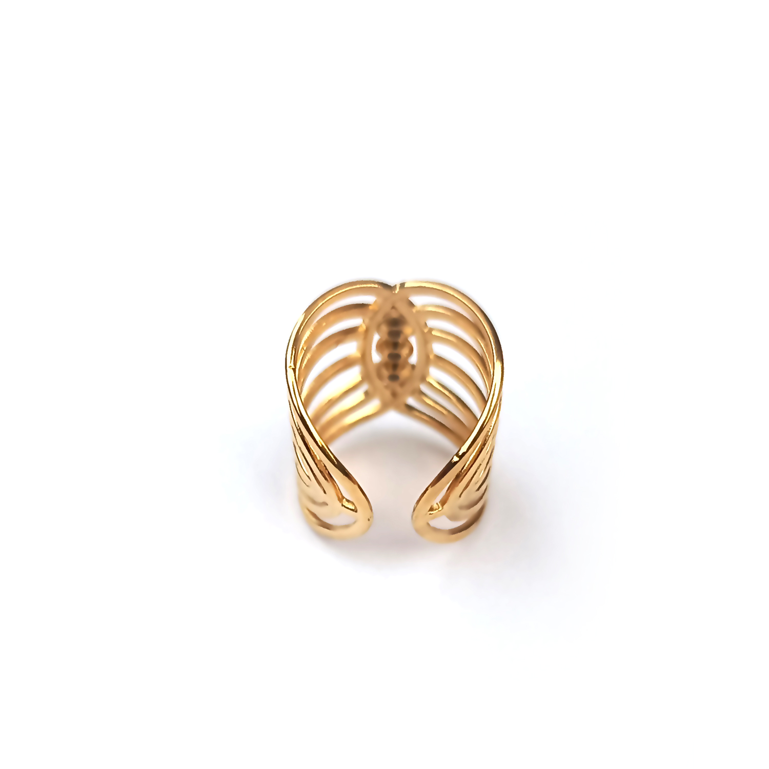 Gold Diamond Space Ring - Image 4