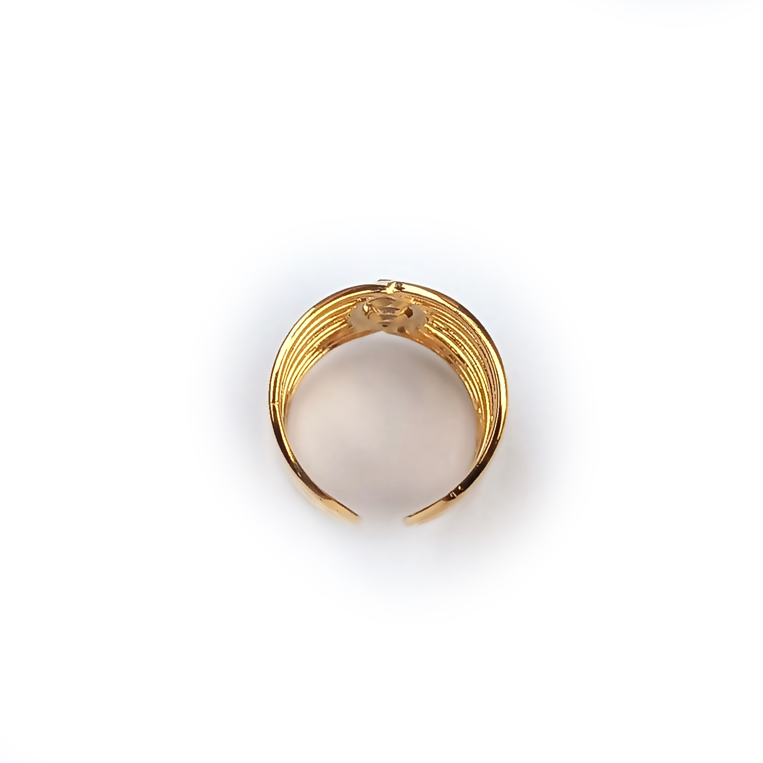 Gold Diamond Space Ring - Image 3