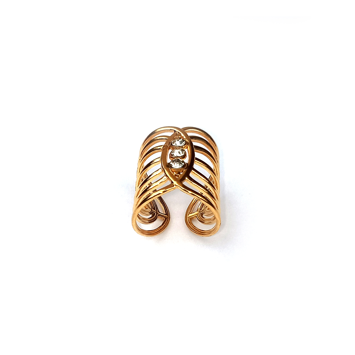 Gold Diamond Space Ring - Image 2