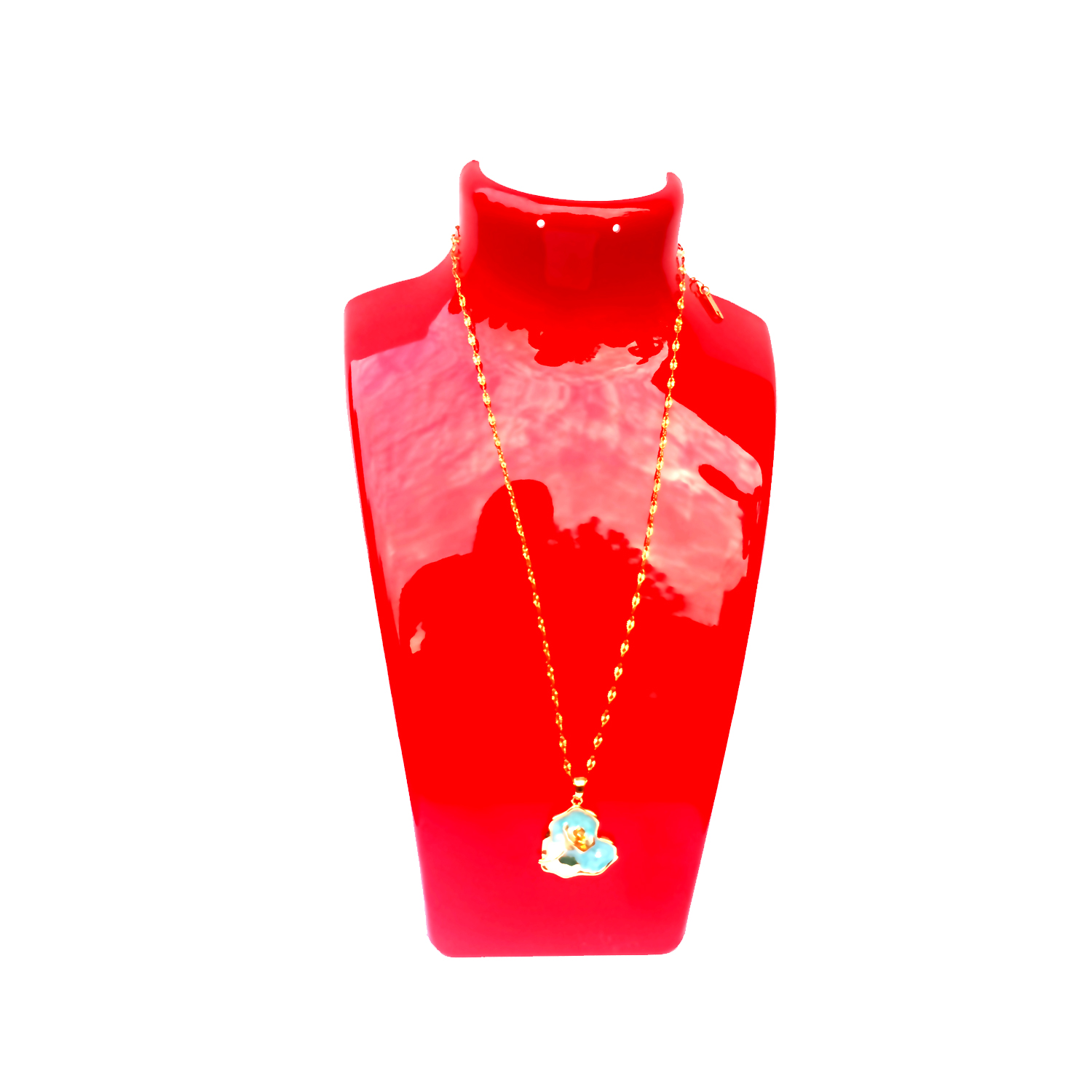 Turquoise and Gold Ladies Necklace