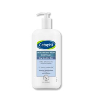 CETAPHIL MOISTURISING RELIEF BODY WASH FOR DRY SENSITIVE SKIN 591ML
