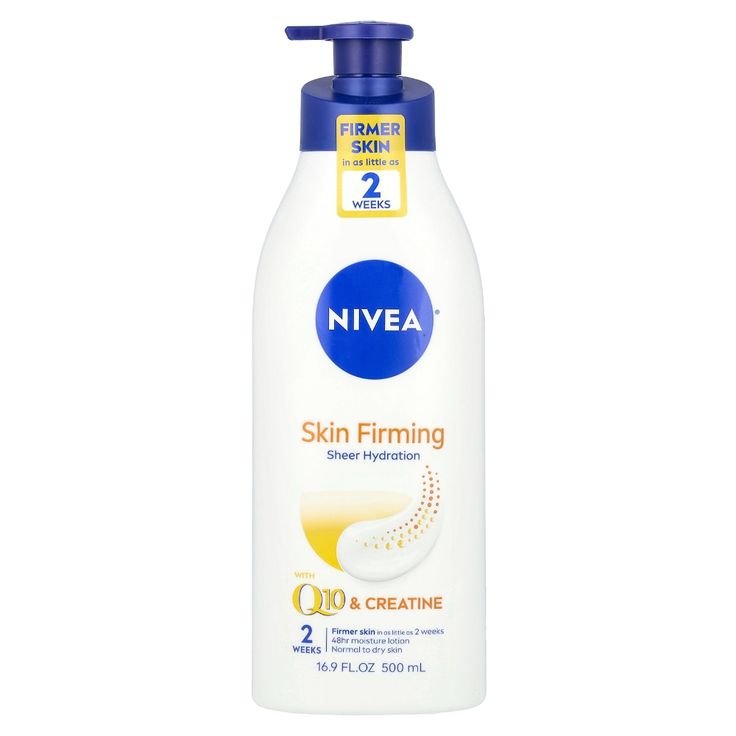 NIVEA SHEER HYDRATION SKIN FIRMING Q1O AND VIT C 500ML