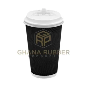 EVERPACK LIDS PAPER CUPS 8 0Z  BLACK (20PKT*50 PCS)