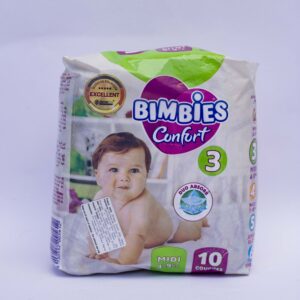 DIAPERS BIMBIES COMFORT BABY MAXI (1 X 9 X 10)