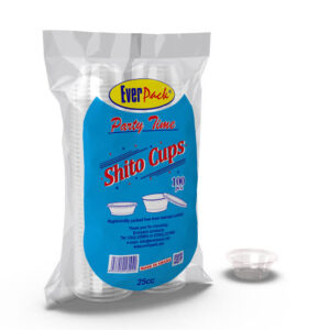SHITO CLEAR CUPS &  LIDS