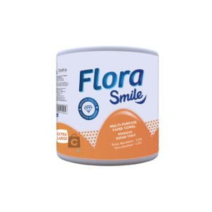 MULTI PURPOSE TOWEL FLORA SMILE ORANGE  KITCHEN TOWEL PER 1