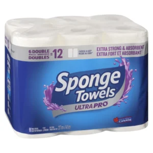 SPONGE TOWEL PCK OF 6