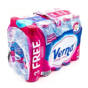 VERNA BOTTLED WATER 500ML (24 PCK)